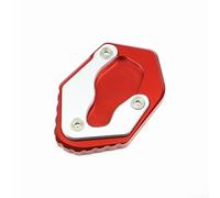 Élargissement de pied de béquille latérale stable (rouge) | Alliage d'aluminium léger, résistant à la rouille, haute résistance, empêche la déformation, matériau durable
