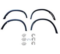 Élargissements D'ailes Extensions Protections Noir compatible avec BMW F16 X6 2014-2019