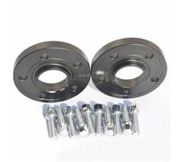 Elargisseur 2 entretoises de roue 15 mm/20 mm 5 x 112 mm 66,45 mm pour A4 B8, 10 boulons à billes 14 x 1,5 mm(20mm black-thin)