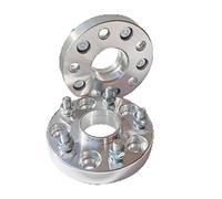 Elargisseur Adaptateur entretoise roue centré sur moyeu 2 pièces 5 x 115 5 x 4,53 71,6mm/2,82 14 x 1,5 25 30mm 1/1,18 pouce pour Dodge pour Charger(Silver 30mm)