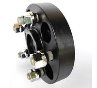 Elargisseur Adaptateur entretoise roue centré sur moyeu 2 pièces 5 x 115 5 x 4,53 71,6mm/2,82 14 x 1,5 25 30mm 1/1,18 pouce pour Dodge pour Charger(Black 25mm)