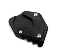Élargisseur Béquille Compatible Avec 800MT 2023 2024 2025 2026 Plaque D'extension Béquille Latérale Moto Coussin Support D'agrandissement(Black)