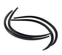 Élargisseur De L'aile Lot de 4 autocollants universels en caoutchouc for garde-boue de voiture et camion, for passages de roues, sourcils, lèvres, bandes anti-rayures, garde-boue(Carbon Fiber)