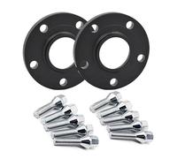 Elargisseur de Roue Pour BMW M3 E90/E92, 20mm 25mm 5X120 72.6 Hubcentrique-avec Boulons Étendus, 2 Pièces Sécurisées, Pièces Automobiles(25Black M14x1.25)