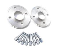 Elargisseur de Roue Pour Peugeot 208.308.408.301.207.307.206.106.406.306.405 2 Pièces 30mm 1.18 ''adaptateur Centré Sur Moyeu 4X108 | CB = 65.1(Silver color)
