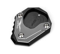 élargisseur de Support de Moto pour Moto Guzzi V85 TT V 85 TT 2020 2021 2022 Accessoires Moto Béquille Pied Béquille Latérale Agrandisseur Pad Porte-clés Z Logo (Couleur : MOTOGUZZI-Grey)