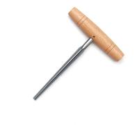 Élargisseur de trou de violon conique en acier avec poignée en bois confortable - Accessoire de maintenance d'instruments - Outil de qualité pour invertébrés