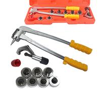 Élargisseur de tuyau manuel avec coupe-tube 4-28 mm, kit d'extension de tuyau 10-28 mm, 7 têtes d'élargissement pour cuivre, aluminium et autres métaux souples