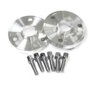 Elargisseur De Voie 2/4 pièces 15/20 mm Entate de roue en aluminium alliage PCD 3-112 CB 57.1 Ajustement du costume for Smart CABRIO (450) COUPE FORTWO(4PCS 20mm Silver)
