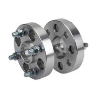 Elargisseur De Voie 2/4 pièces PCD 4x100 CB 57. Adaptateur d'espaceur de roue 20 à 50 mm d'épaisseur(2PCS 50mm Silver)