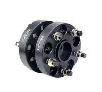 Elargisseur De Voie 2 pièces 12/15/20mm alliage d'aluminium T6061-T6 entretoises de roue voiture Forge du PCD 5X100 CB 57.1mm M14x1.5(2PCS 15mm Black)