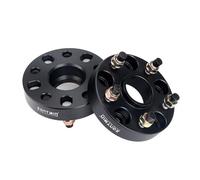 Elargisseur De Voie 2 pièces 15/20/25/30/35/40mm entretoises de roue adaptateurs Conversion for PCD 5x108 à 5x100 5x112 5x114.3 5x120(2PCS 35mm Black)