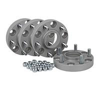 Élargisseur de voie (4 x 25 mm) 50 mm S90-4-25-015 en aluminium Pro-Spacer argenté Plaques d'écartement