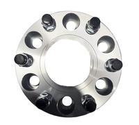 Élargisseur de voie élargi Entretoises De Roue Centre Roue Pour Ram Pour 1500 2021, 2 Pièces, 50 Mm, 6 X 139,7 (6 X 5,5) 77,8 CB M14 X 1,5(Silver)
