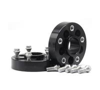 Élargisseur de Voie Pour BMW Pour X5 Pour X6 E70 E71 E72 F15 F16 F85 F86 2 Pièces 25/30/35mm Adaptateur D'espacement De Roue PCD 5x120 CB 74.1mm Elargisseur Voie(2Pieces 30mm Black)