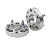 Élargisseur de Voie Pour Land Pour Rover Pour Discovery 2 M14xP1.5 2 Pièces 25/30/35/40/45mm PCD 5x120 CB 70.3 Ou 65.1mm Adaptateur D'espacement Roue Entretoises de Roue(2pieces 30mm Silver)