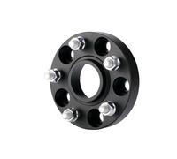 Elargisseur De Voie Pour Tesla Pour Model 3 Y X Entretoises De Roue En Aluminium 1 Pièce 5 X 114,3, Alésage Central 64,1 Mm Adaptateurs De Moyeu De Filetage M14 X 1,5(1PC Black 25mm)