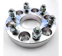 Elargisseur Lot 2 entretoises roue réparation automobile 6 x 139,7 x 108 x 12 x 1,5 boulons 25 ou 30 mm pour Mazda série B (1985-1998)(25mm Silver)
