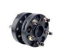 Elargisseur Voie Adaptateur D'entretoise Roue 2 Pièces 25 30 35 40 50 60mm 5 Cosses Pour Land Pour Rover Pour Defender Pour Discovery PCD 5x165.1 CB 113.1mm M16xP1(25mm Black)