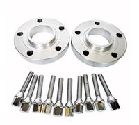 Elargisseur Voie Compatible Avec BMW Pour E26 E28 E34 E36 E38 E60 Entretoises De Roue De Voiture + 10 Pièces 12x1,5 Filetage Conique 5x120 72,6 Alésage Centré Sur Moyeu 2 Pièces(Silver,15mm)