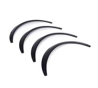Élargisseurs d'aile de roue de voiture, 4 pièces 90mm/3.5inch évasements d'aile flexibles universels larges arches de sourcil de roue gardes anti-éclaboussures protecteur de sourcil de roue