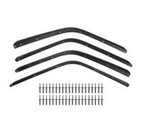 Élargisseurs D'ailes Avant Et Arrière Pour Jeep Pour Wrangler Pour Gladiator JT 2018-2023 Bandes D'extension De Garde-boue Et Garnitures MENSUNUBNM(High Fender Version)