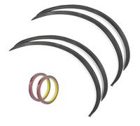 Élargisseurs D'ailes Invisibles Avec Autocollants 73 Cm / 29 Pouces Pour Série 1 3 4 5 7 X1 X3 X4 X5 Et X6 Arche Fender Flares(Carbon Fiber black)
