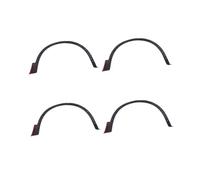 Élargisseurs d'ailes pour B&MW X5 E70 2007~2013 4X Accessoires Voiture Passage Roue Latéral Garde-Boue Auto Fusées Noir Garde-Boue Roues Garniture Sourcil (Color : 4 PIÈCES)