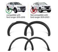 Elargisseurs de passages de roues, compatibles avec le Ford Ranger, en matériau ABS résistant, 2015-2018-a