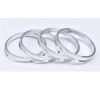 Elargisseurs de Voie cale 63.4x70.4 Jeu De 4 Anneaux De Moyeu De Roue 63.4 ID 70.4 OD Anneaux Centraux De Moyeu En Alliage D'aluminium Elargisseurs voie avec boulons