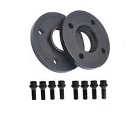 Élargisseurs de Voie Compatible Avec BMW Pour E30 M3 318 325 Is 2 Pièces 15 Mm/20 Mm Joint De Jantes De Véhicule Moyeu Central Entretoise Roue 57,1 Mm(Black,20mm)