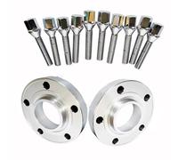 Élargisseurs de Voie Compatible Avec BMW Pour Z4 Z3 RC-Typ X3 X5 X6 X70 Z8 E52 E53 F25 E83 Entretoises De Roue De Voiture Moyeu Cales Plaque Cône Filetage 2 Pièces(Silver,20mm)