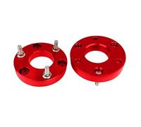 Élargisseurs de Voie Entretoises Bobine Voiture Pour Mitsubishi V73, Amortisseurs Jambe Force, Ressort Levage 25mm, Kits Levage Suspension Avant Entretoise Roue(Red)