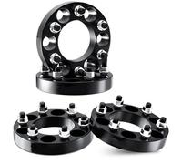 Élargisseurs De Voie Entretoises De Roue Pour Foton, Pour Sup, Pour Tunland, 6x139,7, 108 Mm, M12x1,5, Sans Rebord, Forgées, 30/35/38/50 Voiture Entretoise D’Écartement(Noir 2,50mm)