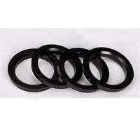 Élargisseurs de voie pour auto Centre D'alésage Roue Voiture Anneau Central De Moyeu 4 Pièces 73.1-66.5 73.1-57.1 72.5-57.1 67.1-57.1 66.5-57.1 Elargisseurs de voie avec boulons(67.1-57.1mm)