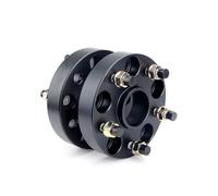 Élargisseurs de Voie pour Auto Pour Hon┐da Pour Civic Type R Adaptateur D'entretoises De Roue 2 Pièces 15/20/25/30/35 Mm Entraxe 5x120 CB 64,1 Mm 5 Écrous M14xP1,5(2PCS 50mm Black)