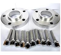 Élargisseurs de Voie Pour BMW G26 G20 I3 G31 I4 G26 X5 G05 E250 Cou | 10 Pièces 14x1.25 Boulons Type Cône 2 Pièces 15MM 5x112 66.6 Entretoises Roue Entretoises Roue(15mm Silver)