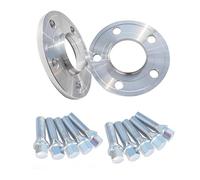 Élargisseurs de Voie Pour BMW M8, M5, Z4, X7, X6 15 MM 0.59 Pouces 5x112 66.6 Entretoise Roue Moyeu À Alésage Central Avec Forme Cône M14 X 1.25 Entretoises Roue(15mm silver-thin)