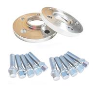 Élargisseurs de Voie Pour BMW M8, M5, Z4, X7, X6 15 MM 0.59 Pouces 5x112 66.6 Entretoise Roue Moyeu À Alésage Central Avec Forme Cône M14 X 1.25 Entretoises Roue(15mm silver)