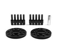 Élargisseurs de Voie Pour BMW X5 G05 X7 2018 + Pour Mini Avec Boulons À Billes 15mm 5x112mm 66.6mm Entretoises Roue À Alésage Centré Sur Moyeu M14x1.25 Entretoises de Roue(Black bolts)