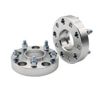 Élargisseurs De Voie Pour Buick 2 Pièces 15/20/25/35mm PCD 5x115 CB 70.3mm Adaptateur D'espacement De Roue 5 Combinaison De Cosse M12xP1.5(2Piece 20mm Silver)
