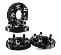 Élargisseurs de Voie Pour Chevrolet pour Corvette C8 2020-2024 2/4 pièces 5x120 CB 66.9mm M14x1.5 T6-7075 adaptateur d'entretoise de roue Entretoise de Roue(4Pcs Spacer 20mm-BK)