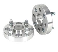 Élargisseurs De Voie pour Citroen pour C-Elysée C2/C3/C3-XR/C4/C4L/C4 Cactus/DS3/DS4 M12XP1.5 2 Pièces PCD 4x108 65.1mm 20/25/30/35/40mm Adaptateur D'entretoise Roue Entretoise De Voie(40mm Silver)