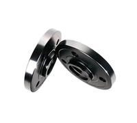 Élargisseurs de Voie Pour Lancia Pour Ypsilon Accessoire Voiture 2x15|20mm 4x98 58.1 Entretoises De Roue 8x M12x1.25 Boulons Coniques(20mm black 2pc)