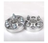 Élargisseurs De Voie Pour Toyota Pour Yaris Pour Vios Joint De Bride M12x1.5 2 Pièces PCD 4x100 Trou Central 54.1mm Adaptateur D'entretoises Forgées De Roue(2PCS 45mm Silver)
