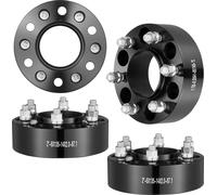 Élargisseurs de voie VEVOR, adaptateur de roue 2 pouces 6 x 5,3 pouces, 6 boulons de roue, entretoise forgée, alésage 87,1 mm, boulons M14 x 2 centrés sur le moyeu, Ford Expedition, F150, Lincoln Navi