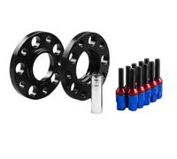 Élargisseurs De Voie Voiture Pour BMW E36 E82 E88 2 Pièces 20mm 5x120mm Entretoises Roue Hubcentriques 72.56mm Pas Filetage M12x1.5 Avec Boulons Cosse(Blue)