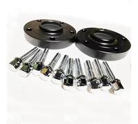 Élargisseurs Entretoxe Élargisseurs De Voie 15 Mm Pour A4 B8 2011 5x112 66,45, Cales Moyeu, 10 Boulons À Billes 14x1,5 Entretoise De Roue Voiture(Noir)