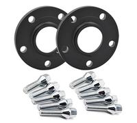 Élargisseurs Voie 5x120 72,6 Mm Avec Joint Centric Bride Adaptateur Moyeu Entretoise Pour BMW E90 M1 Pour M3 M6 E36 E65 + Entretoise D'écrou Roue Pour Jantes Pour Véhicule(15mm45mmM12x1.5Black)