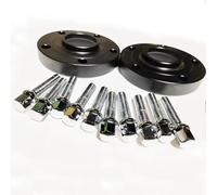 Élargisseurs Voie Adaptateurs Roue PCD 5x112, 2 Pièces, 25mm, Entretoise Plus Large, Joint Bride Centrale, Pièces De Voiture 66.45mm 14x1.5, Compatible Avec A4 B8 2011(Black)